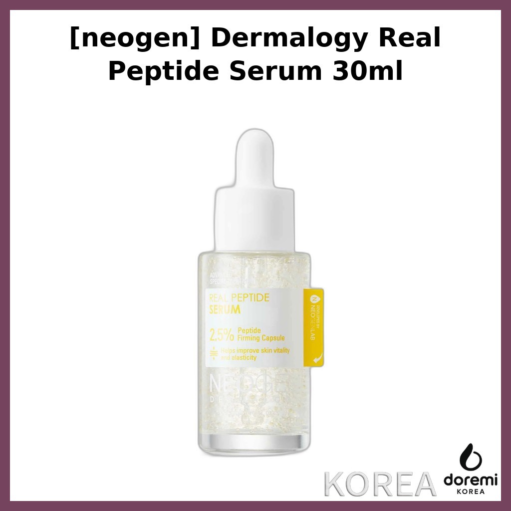 [neogen] Dermalogy Real Peptide Serum 30ml / เซรั่มเกาหลี / Peptide Boost / ของแท้ 100% โดย doremima