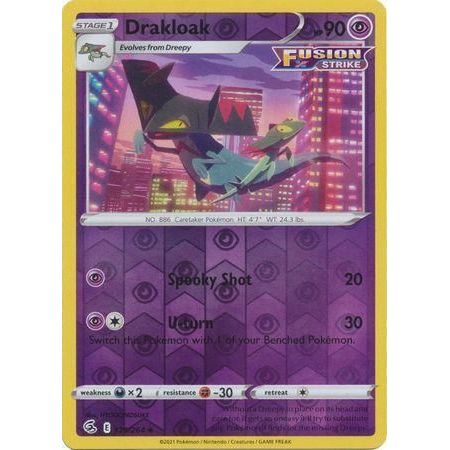 PTCG Drakloak [Reverse Holo] 129/264 Pokemon Fusion Strike
