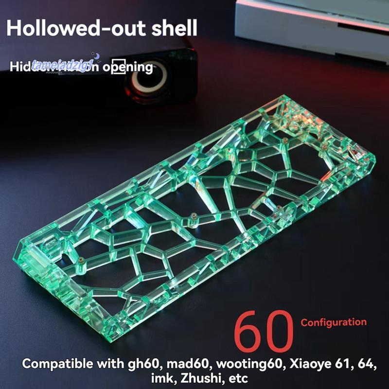 แป้นพิมพ์สําหรับ Holy60 สําหรับ 60he GH60 Hole Hollow- สําหรับ Mad60/AULA Win60 Wooting60 ใช้งานร่วม