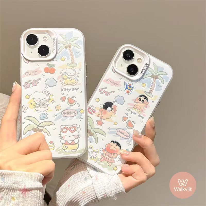 เคส Redmi 15C 14C 13C 12C 10C C65 C75 C85 Note 14 13 12 11 10 Pro15 9A X5 ลาย Hello Kitty ชินจัง สไตล์อินส์ น่ารักมาก