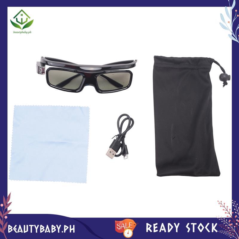 [beautybaby.ph] GL1800 แว่นตา 3D สําหรับ DLP 3D โปรเจคเตอร์ P19 P20 U30 U70 U50 U90 R17 R19 R20 DLP-
