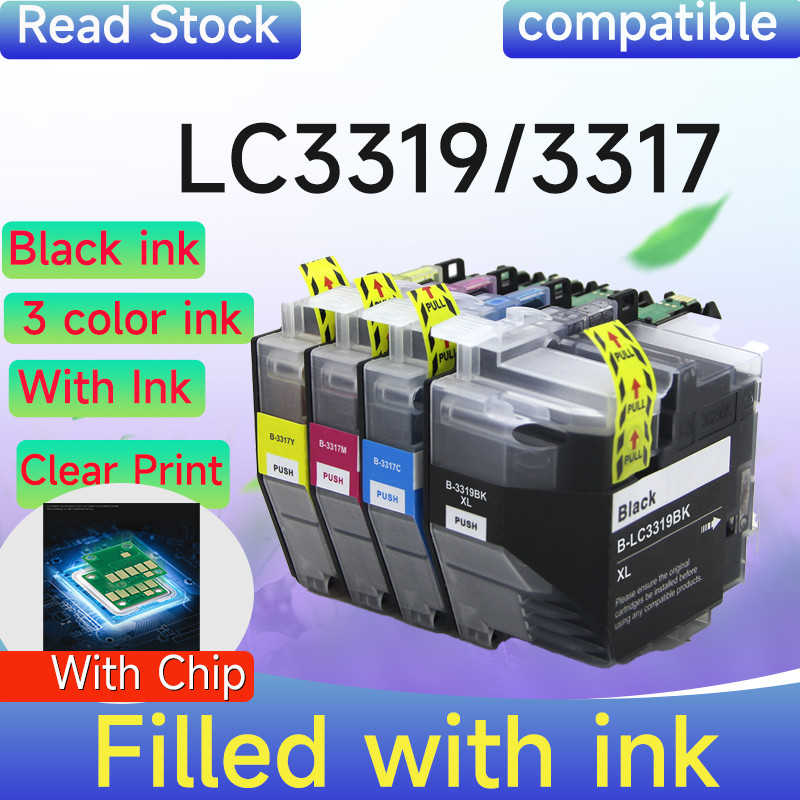 เข้ากันได้กับตลับหมึก Brother LC3317XL, MFC-J5330DW, J5730DW, และตลับหมึก J6530DW