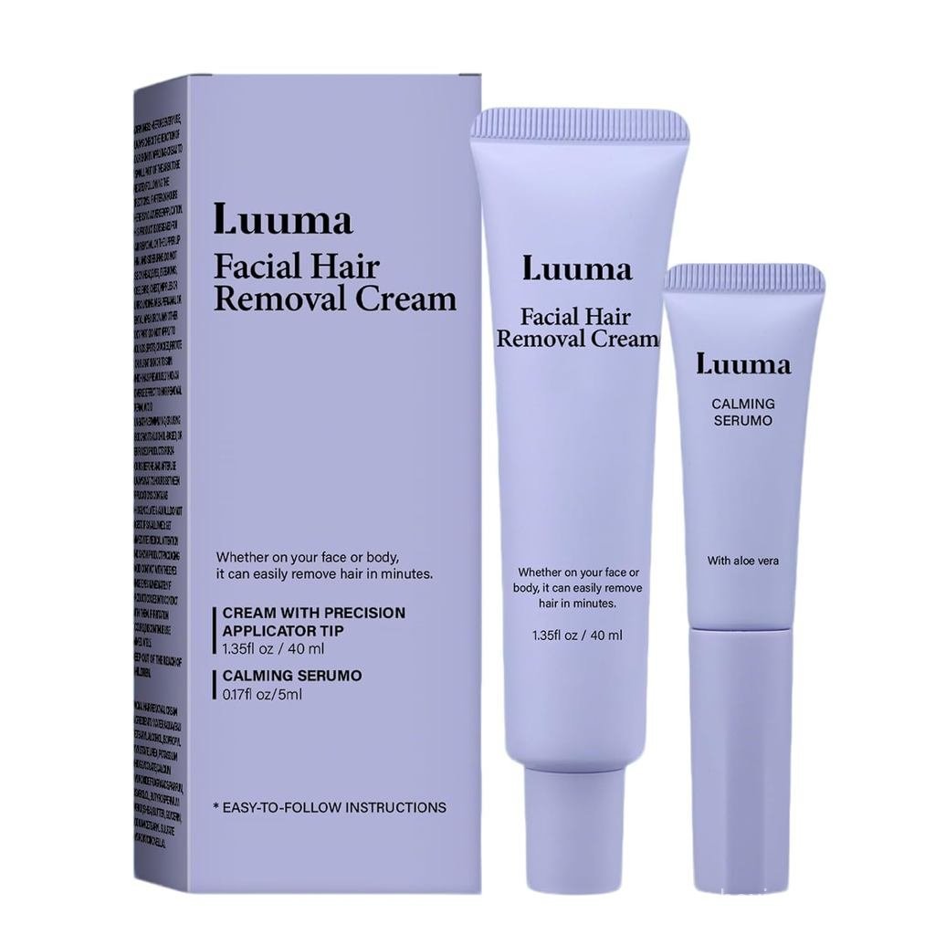 ครีมกําจัดขนบนใบหน้าสําหรับผู้หญิง, ครีมกําจัดขนบนใบหน้า Luuma, เครื่องกําจัดขนอย่างอ่อนโยนพร้อมเซรั