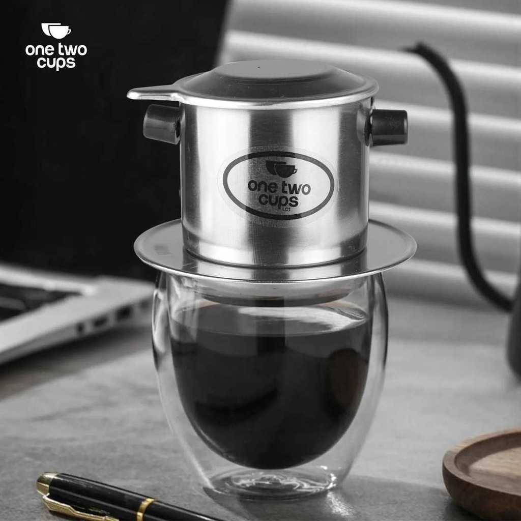 One Two Cups Vietnam Drip Coffee Filter Pot 120ml 7Q - ON-7Q
