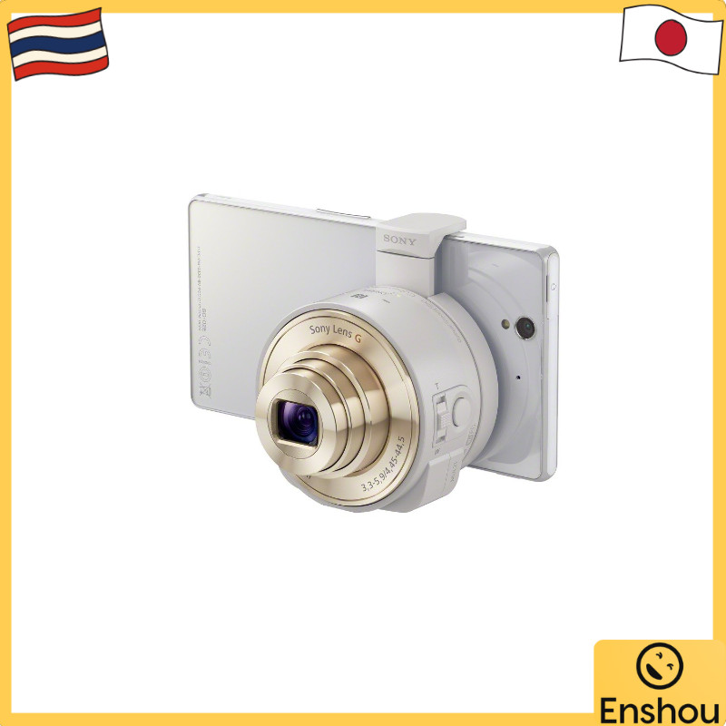 จากญี่ปุ่น [สินค้ามือสอง]SONY Digital Camera Cyber-shot Lens-style Camera QX10 White DSC-QX10-W