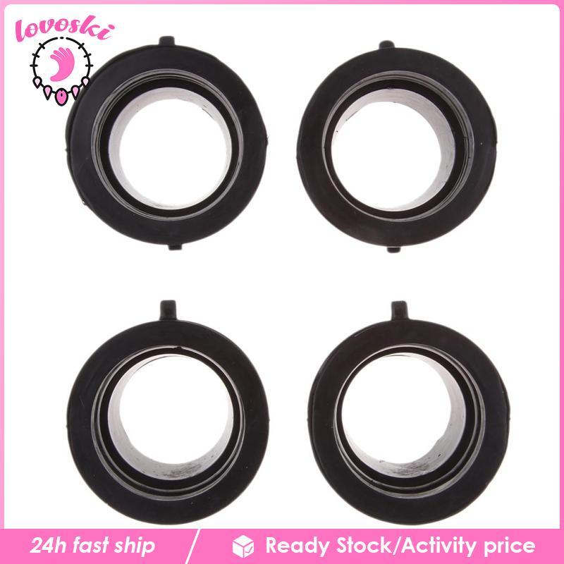 [Lovoski] อะแดปเตอร์ข้อต่อข้อต่อท่อร่วมไอดีคาร์บูเรเตอร์ 4 ชิ้นสําหรับ CB400 (CB400SF)