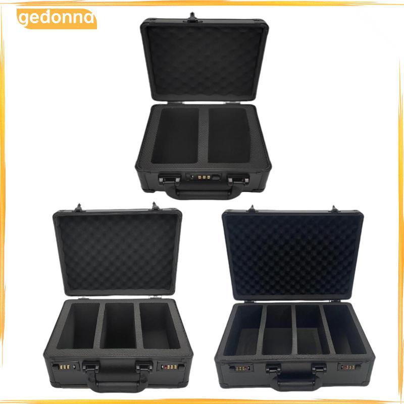 [gedonna] Graded Card Case แบบพกพาน้ําหนักเบาพร้อม Dividers Sturdy Protector Sport Card