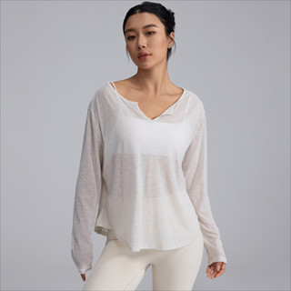 【LASYYOGA】 (ไม่มี Bra) กีฬาความงามคอวีหลวมน้ําหนักเบา Breath…