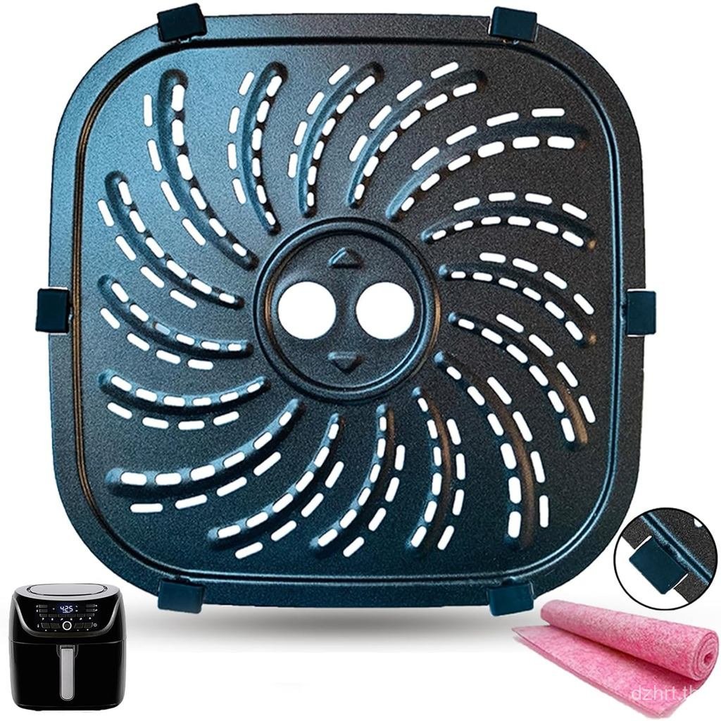 8QT Air Fryer ถาดสําหรับ PowerXL Vortex Pro Air Fryer Plus,อัพเกรดDouble Layer Non-StickเคลือบAir Fr