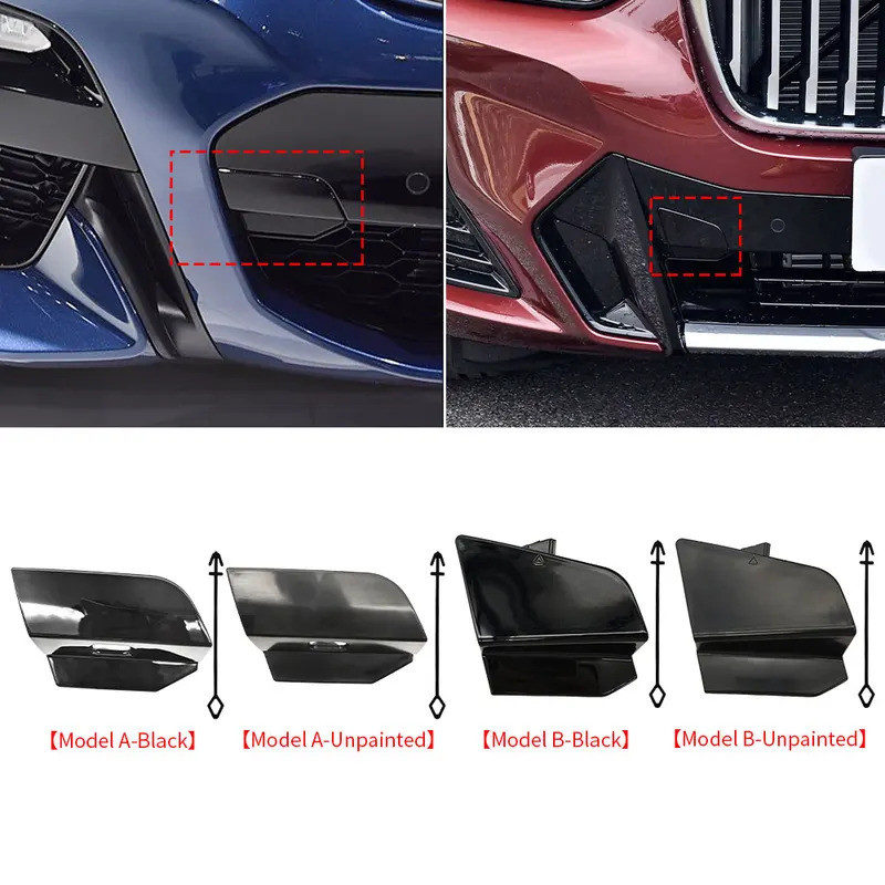 For BMW G01 G02 M Sport  Car Front Bumper Tow Hook Cover Cap Accessory Black  For BMW X3 M X4 M Seri