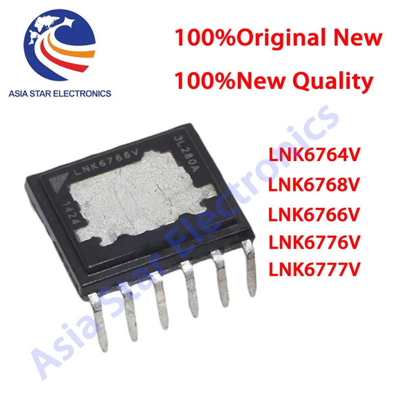 5PCS LNK6766V LNK6764V LNK6768V LNK6776V LNK6777V EDIP11 Power maning ชิปในสต็อก