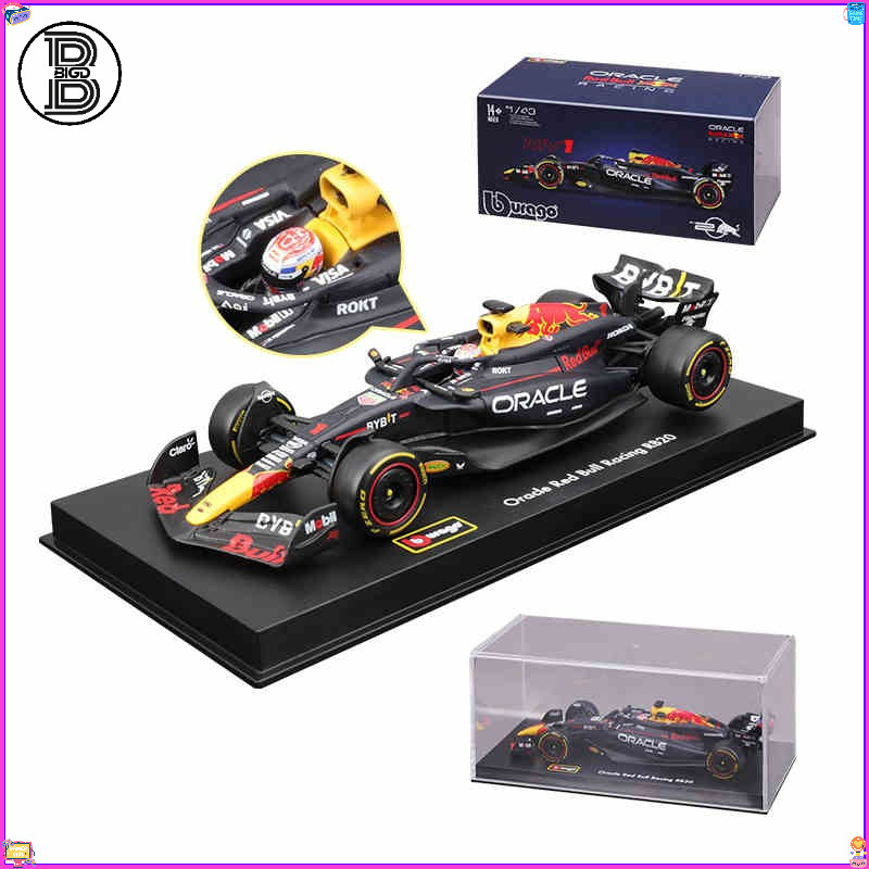 Bburago 1:43 Red Bull Racing RB20 F1 รุ่น #1 Verstappen #11 รถโลหะผสม Perez 2024 Season Formula Raci
