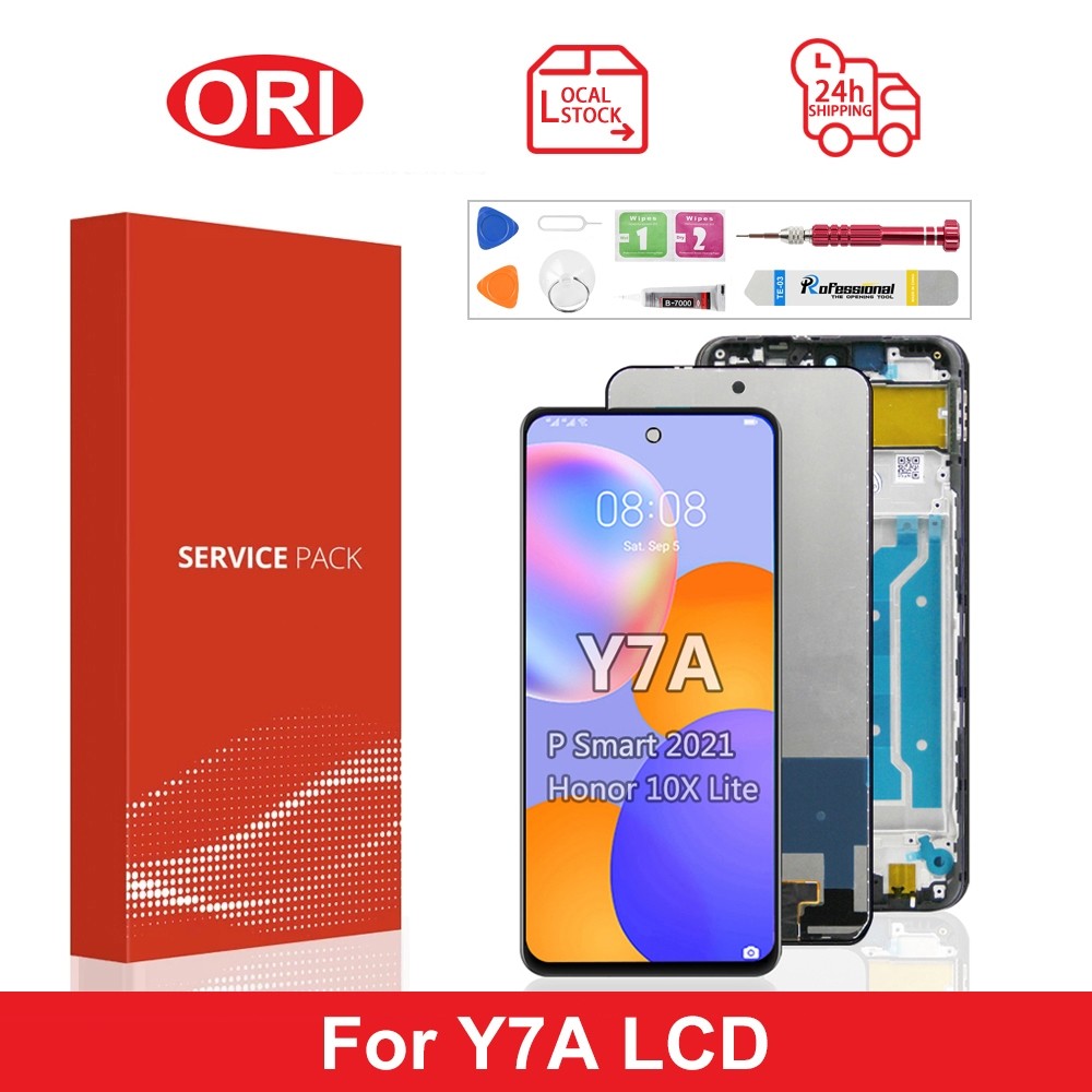 LCD สําหรับHUAWEI Y7A/ENJOY 20 SE/P SMART 2021/Honor X10 LITEจอแสดงผลLCD TOUCH SCREEN DIGITIZER REPL