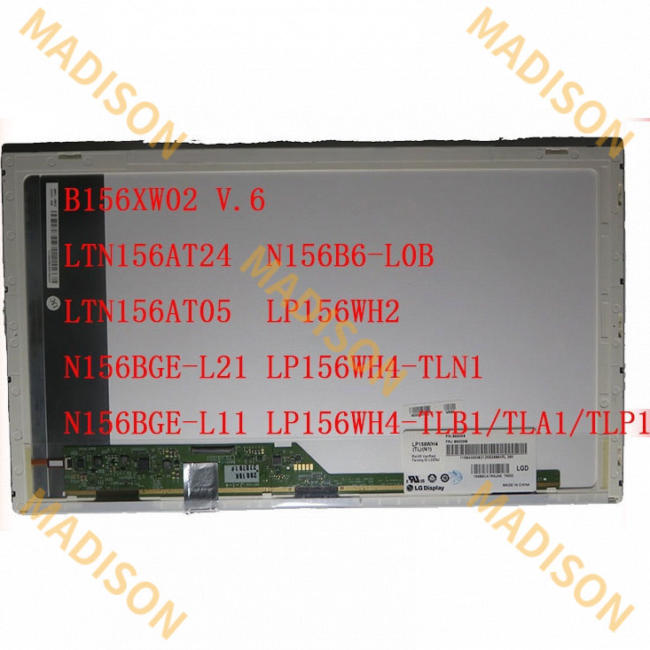 15.6 นิ้ว 40 พิน b156xw02 v.6 ltn156at24 ltn156at05 N156BGE-L21 N156BGE-L11 lp156wh2 lp156wh2 lp156l