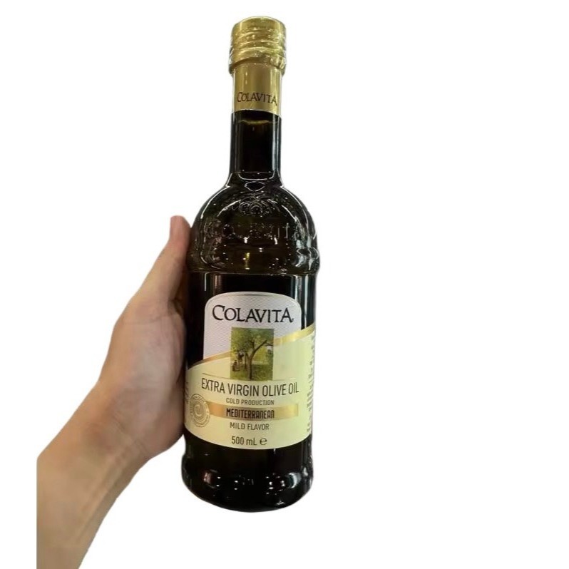 ถูกที่สุด Colavita Extra Virgin Olive Oil Mediterrean 500ml น้ำมันมะกอกสกัดเย็น ออแกนิค