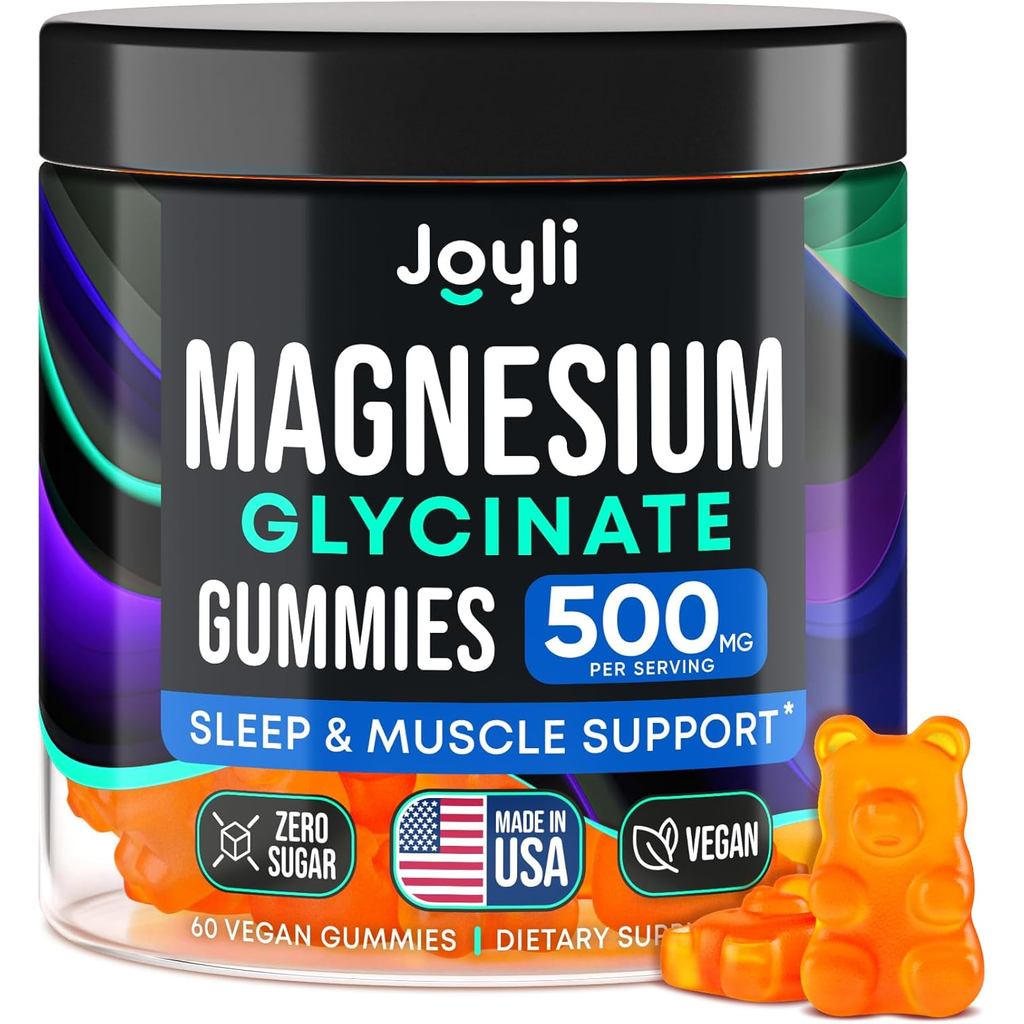 Glycine Gummies 500mg-เด็กเคี้ยวไกลซีน, Magnesium Glycine Women, 60 แคปซูล