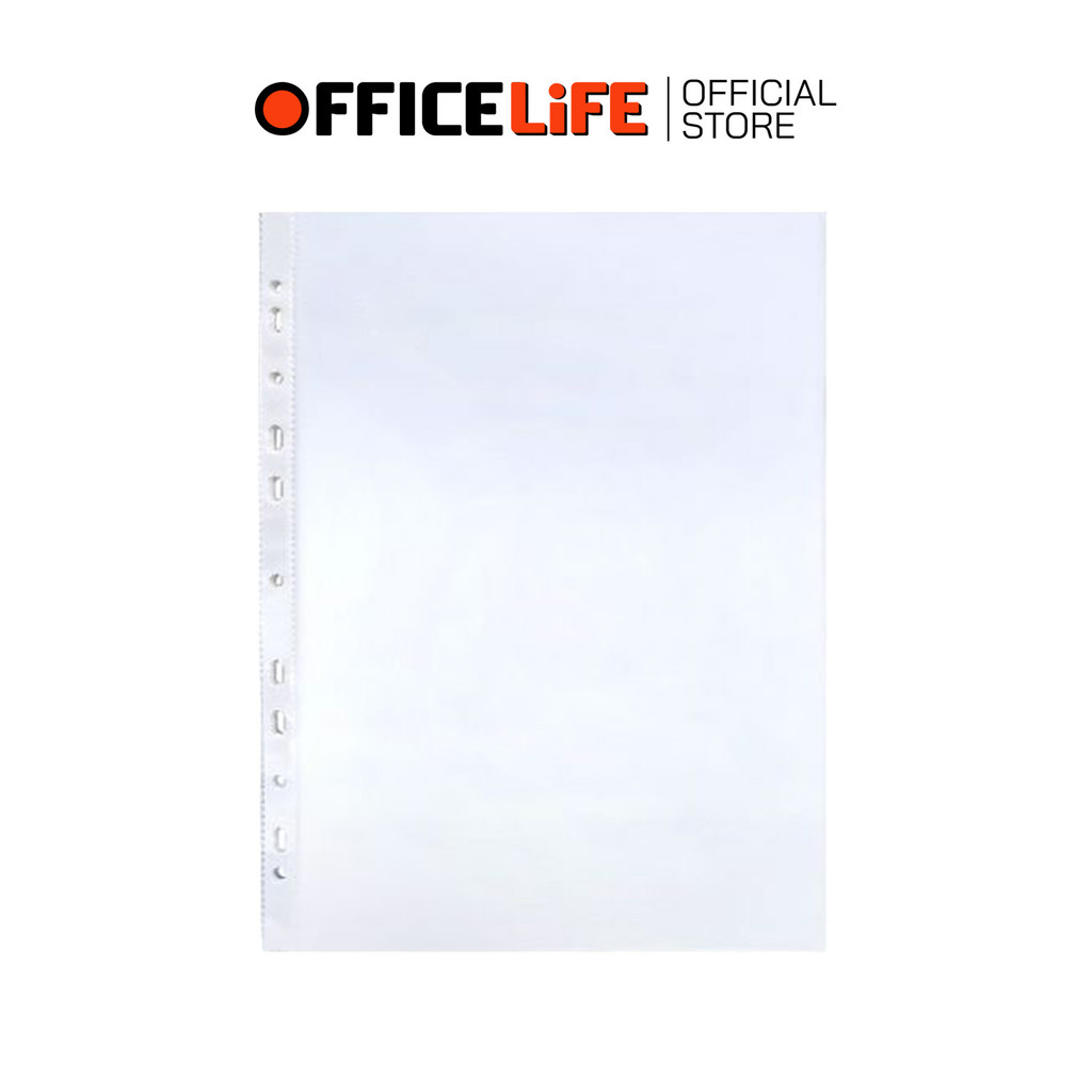 Elfen (เอลเฟ่น) ไส้แฟ้ม ซองอเนกประสงค์ ซองใส ขนาด A4 11 รู ( 20 ซอง / แพ็ค )