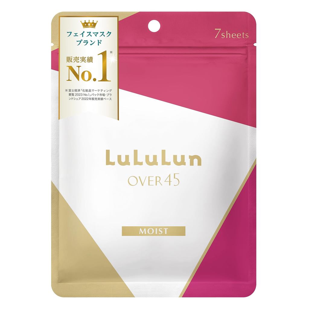 Lululun OVER45 Camellia Pink (Moisture) 7 Sheets