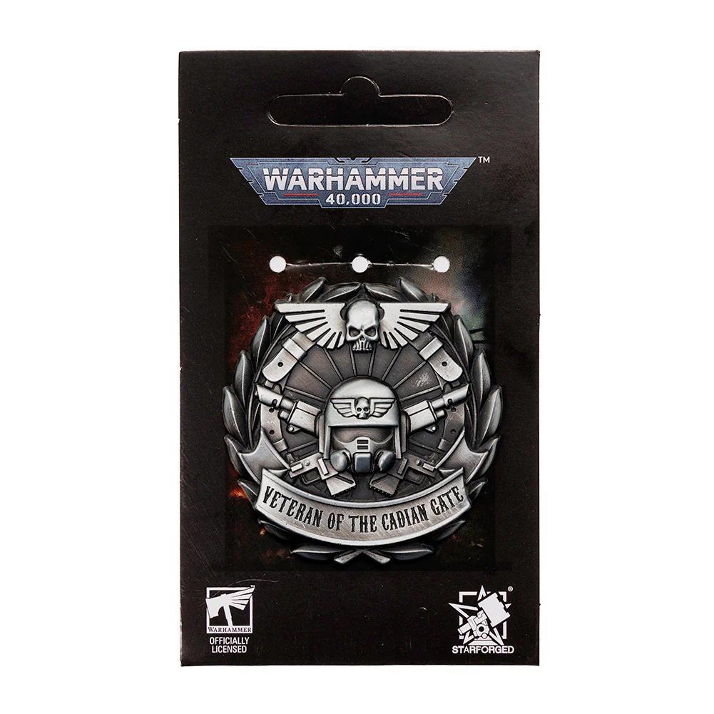 (STARFORGED) Cadian Medal of Honour: Vertran of the Cadian Gate ของสะสมธีม Warhammer