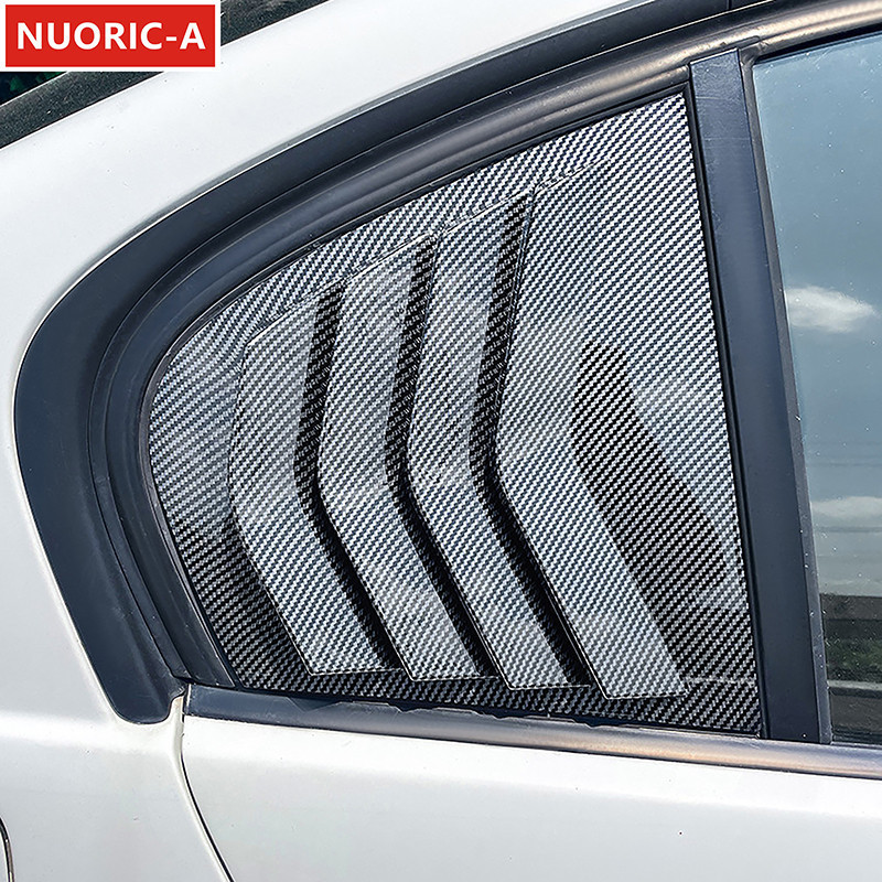 ด้านหลังชัตเตอร์สามเหลี่ยมแผงตกแต่งฝาครอบสําหรับ BMW 3 Series E90 320i 330i M3 2005-2011 จัดแต่งทรงผ