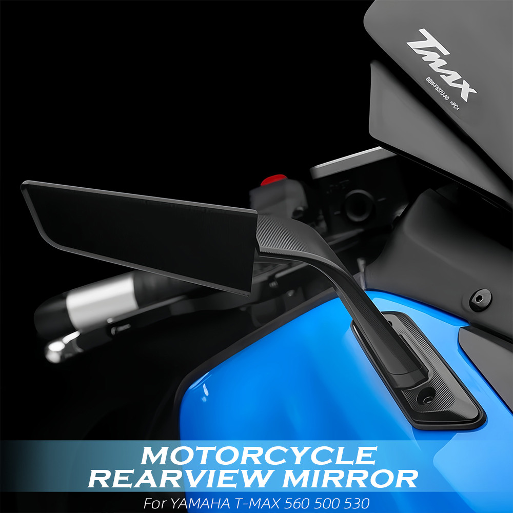 รถจักรยานยนต์ rizoma Stealth Winglets กระจกชุดกระจกหมุนสําหรับ YAMAHA T-MAX 560 2020 2021 TMAX 500 2