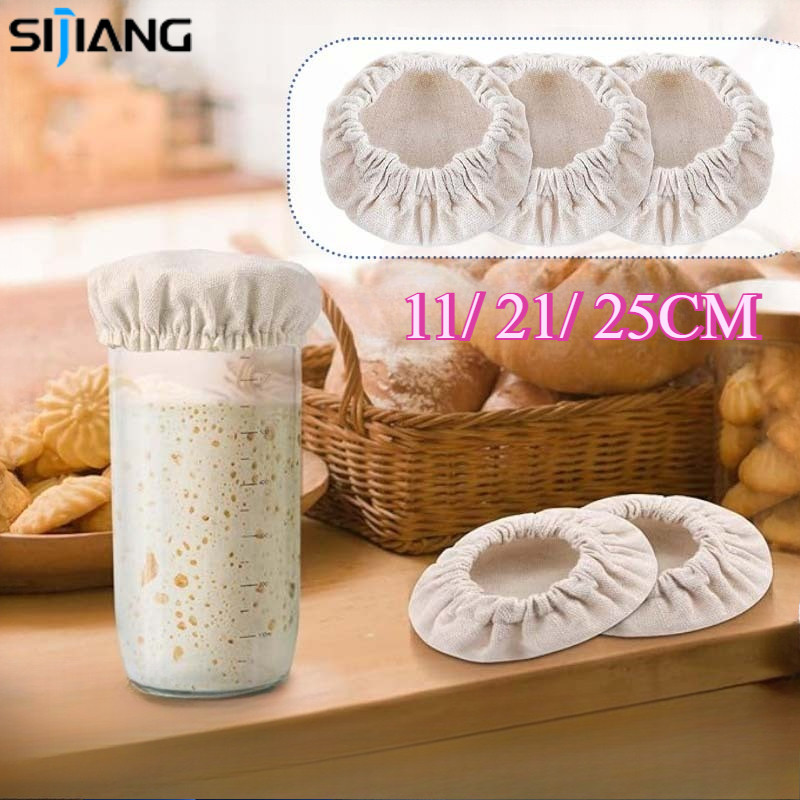 XIJIANG ผ้าคลุมขวดหมักขนมปังระบายอากาศสําหรับห้องครัวที่บ้าน