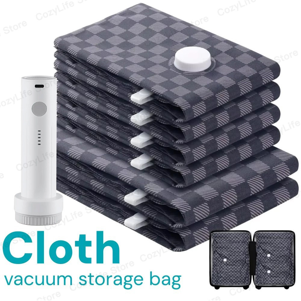 3แพ็คผ้าถุงเก็บสูญญากาศ,กระเป๋าเดินทาง สิ่งจําเป็นสําหรับการเดินทางเสื้อผ้าออแกไนเซอร์ถุงบรรจุภัณฑ์อุปกรณ์ปฏิบัติบีบอัดก้อนบรรจุ