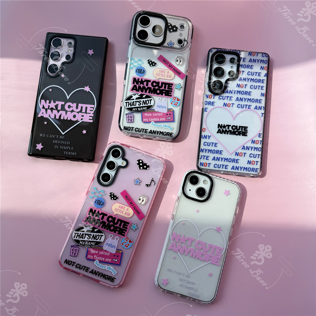 SAMSUNG เคสโทรศัพท์KPOP ILLITไม่น่ารักใดๆเพิ่มเติมสําหรับSamsung Galaxy S26 S25 ULTRA S25 Edge S24 FE S23 FE S22 S21 Anti Shock Cover