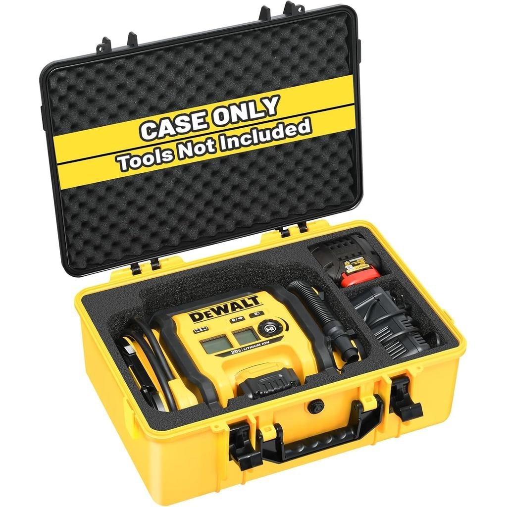 Air Compressor Case for DEWALT 20V MAX Tire Inflator DCC020IB - Waterproof Hard Shell Air Pump Stora