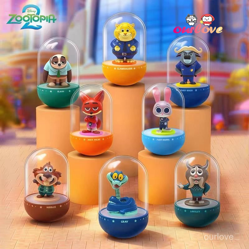 [ของแท้] สนุก Crazy Zoo อะนิเมะ Weekly Series Night Light การ์ตูน Fox Nick Night Light Creative Lumi