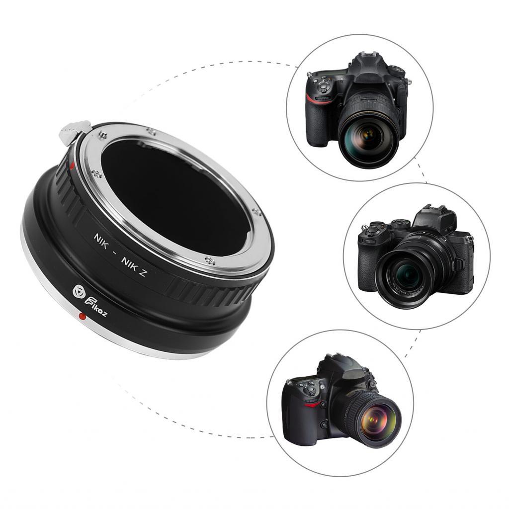 FTZ Mount Adapter F เลนส์ F ถึง Z อลูมิเนียมอัลลอยด์แน่นและทนต่อการสึกหรอกระบวนการจ่ายสีเคลือบด้านสํ