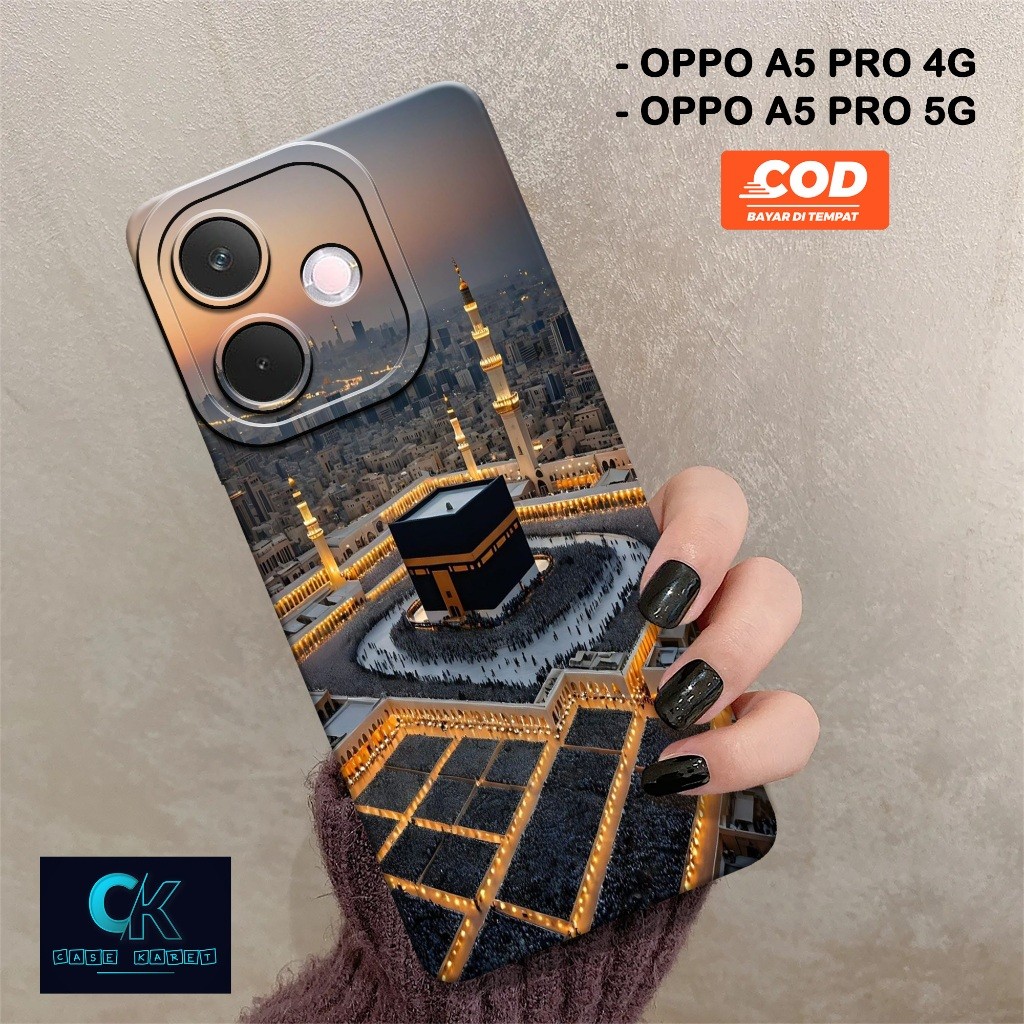 HP เคส OPPO A5 PRO 4G / A5 PRO 5G 2025 - เคสแฟชั่น MUSLIM - เคสยาง - เคส OPPO A5 PRO 4G / A5 PRO 5G 
