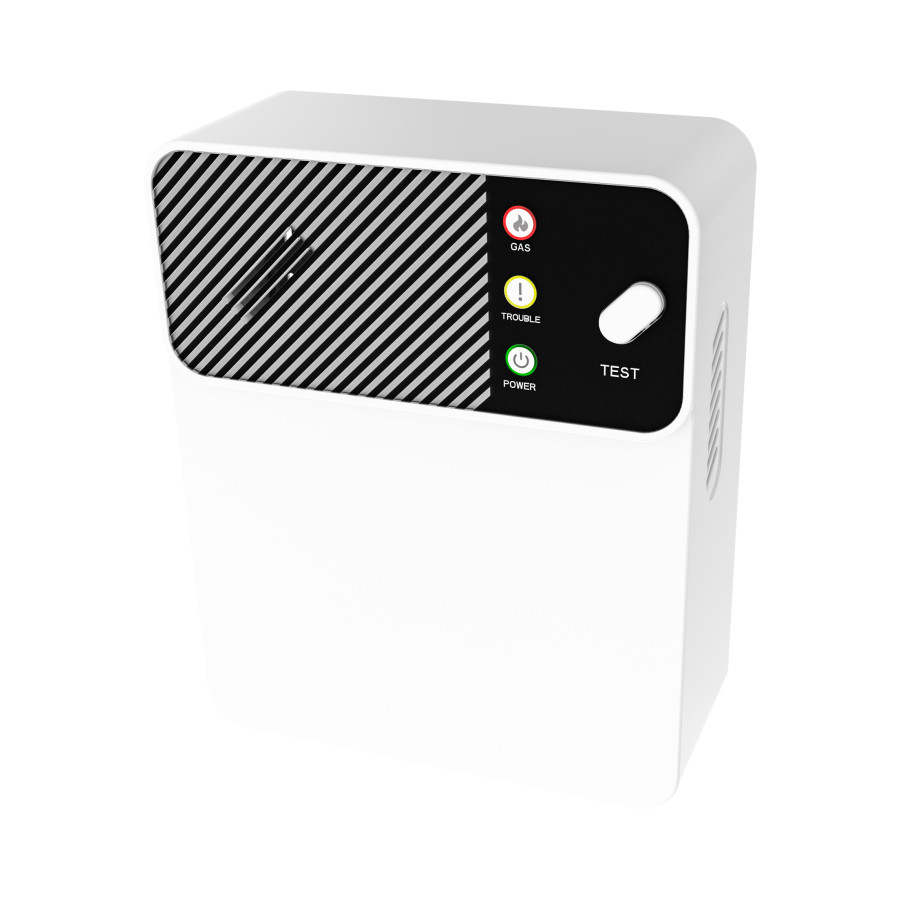 ANKA AJ-987 UL1484 LPG CH4 เครื่องตรวจจับก๊าซธรรมชาตินาฬิกาปลุกมาตรฐานอเมริกันวัสดุ ABS Compliant Ne