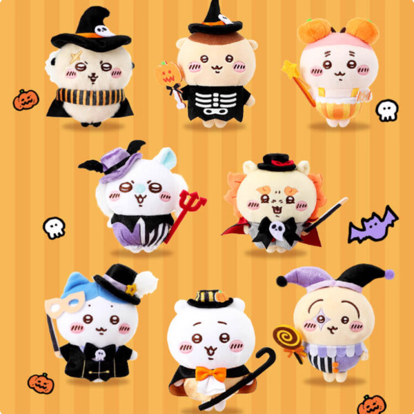 พร้อมสต็อก MINISO MINISO สินค้าพรีเมี่ยม Chiikawa Chiikawa Halloween Series Doll Bag Pendant Gift
