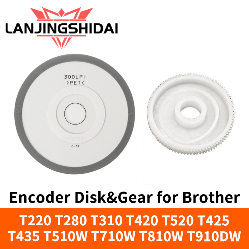 Encoder Disk/เกียร์สําหรับ Brother T220 T280 T310 T420 T520 T425 T435 T510W T710W T810W T910DW Encoder Timing Disk เกียร์