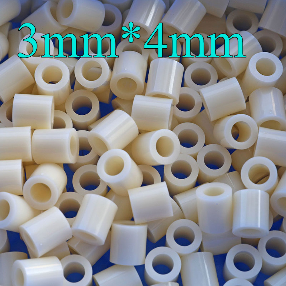 คอลัมน์แยก ABS สีขาว, คอลัมน์แยกฉนวน, คอลัมน์แผ่นพลาสติก 3mm4mm ผ่านคอลัมน์ปลอกไนลอน [XSF-SS]