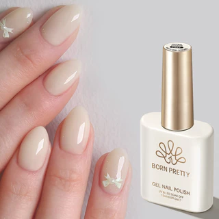 BORN PRETTY 15ml Jelly Jade Nude สีชมพูเจลยาทาเล็บธรรมชาติสีชมพูโปร่งแสงสี LED UV Gel Soak Off สําหรับ Home Salon Nail Art DIY