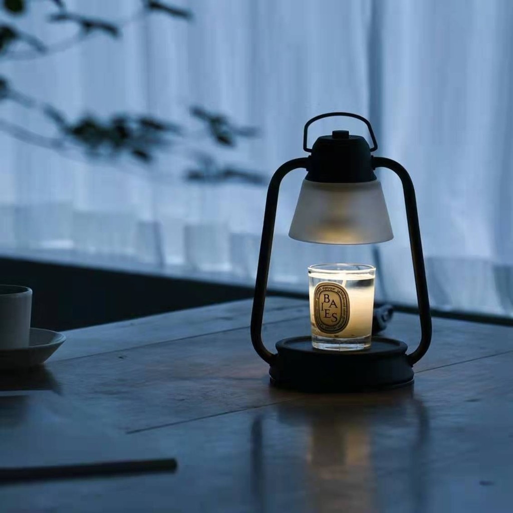 Japanese Lily of the Valley Aromatherapy Wax Melting Lamp, Vintage Nostalgic Candle Melting Lamp, Sc