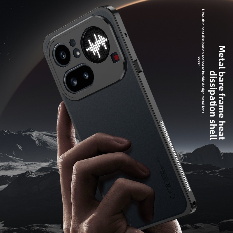 เคส ZMX สําหรับโทรศัพท์ไม่มีอะไร (4a) Pro Luxury Aluminium Alloy Metal Bare Frame กันกระแทกฝาครอบป้องกันพร้อมหัวเข็มขัด Seahorse & ฝาครอบเลนส์ ราคา ถูกที่สุด ดีลบีเคเค แกลเลอรีภาพที่ 9