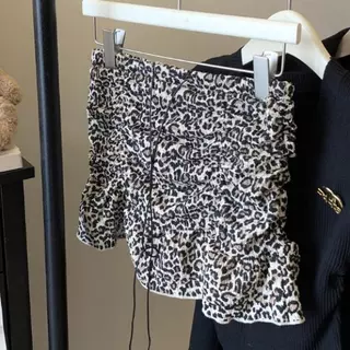 พร้อมส่ง กระโปรงสั้น ลายเสือดาว มีซับใน กระโปรงมินิ Skirt เอวสูงทรงเอ จับแมทซ์ได้ง่าย สไตล์เกาหลี สุดเซ็กซี่m