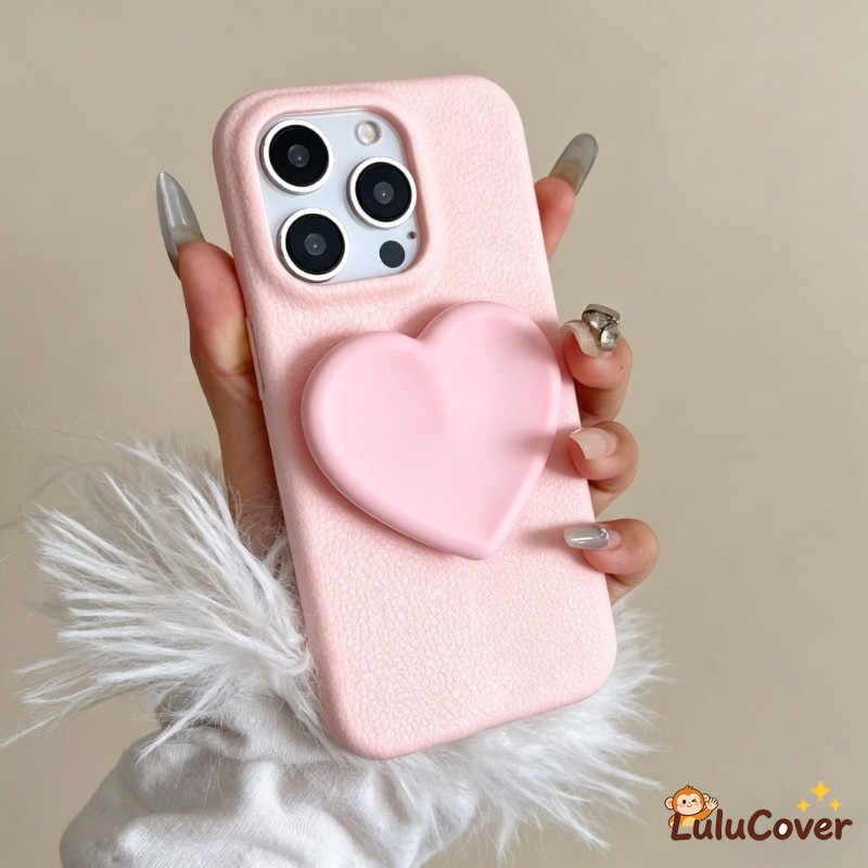 เกาหลี INS สไตล์หัวใจสําหรับ Vivo X300 Pro X200 Pro Mini X100 X100S X90 X90S X80 X70 X70T X60 X60T ปกอ่อนน่ารักสีสัน Anti-Fingerprint พรีเมี่ยมปลอกหนัง