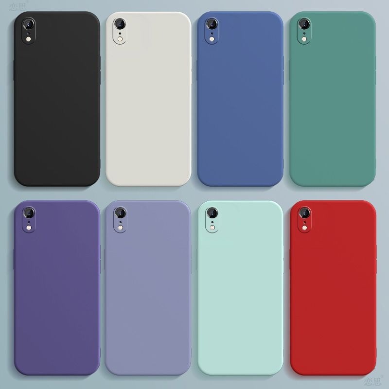 เคสโทรศัพท์สําหรับ iPhoneXs iPhoneXsMax iPhoneXR ซิลิโคนนุ่มโทรศัพท์ฝาหลังสําหรับ iPhone Xs X Max XR Ultra Slim Liquid TPU ป้องกัน Shell