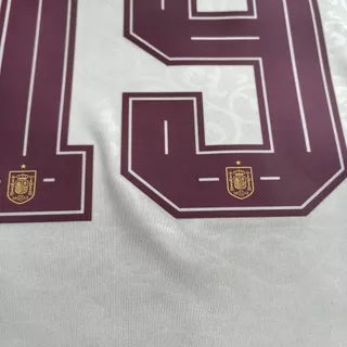 2627 Spai Away Jerseys พัดลมผู้ใหญ่ Issue Kids set Soccer Jersey LAMINE YAMAL No.19 PEDRI No.20 customable ได้ทุกชื่อset