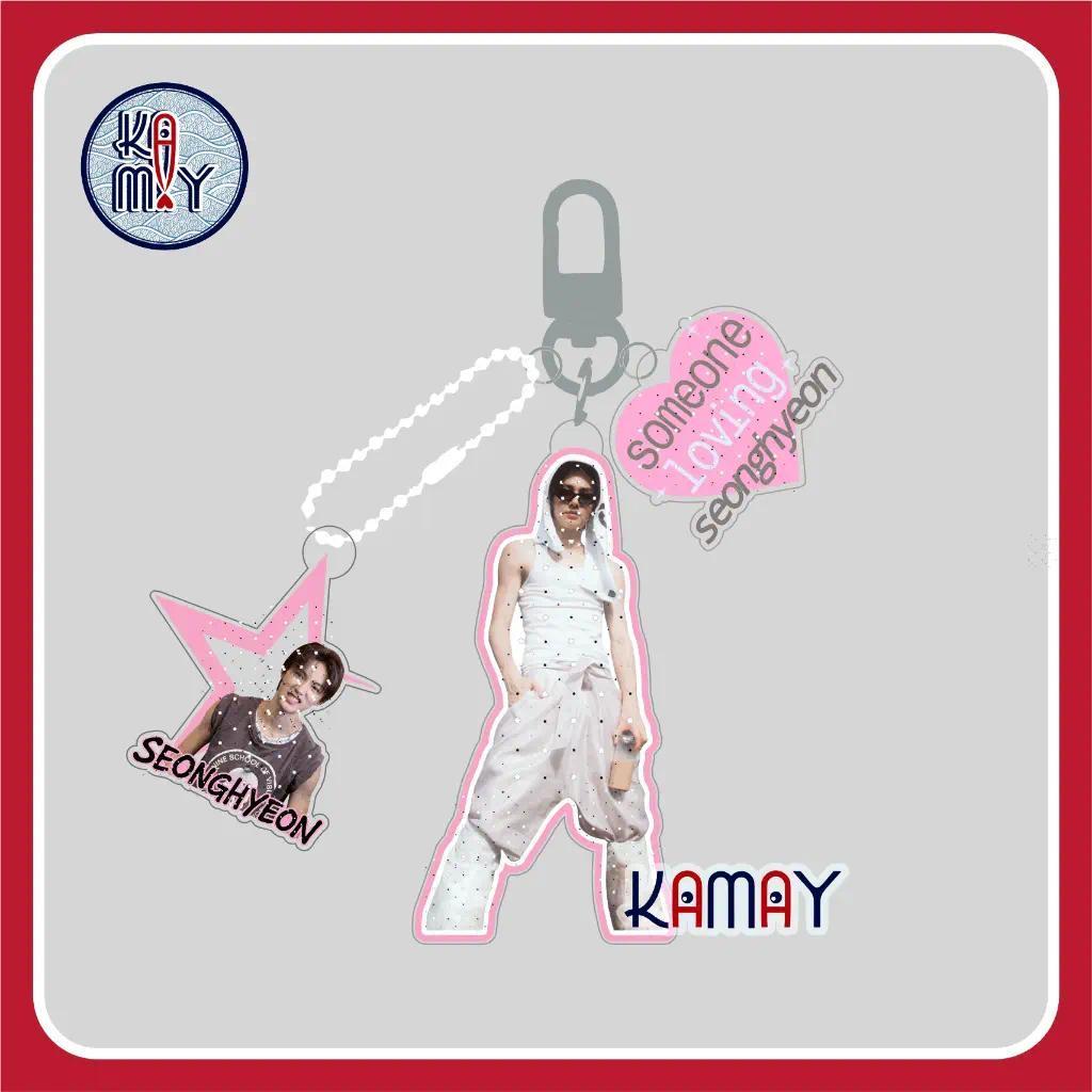 3-PIECE CORTIS KEYCHAIN - ver 2 cortis Martin, James, Juhoon, Seonghyeon, และ Keinho