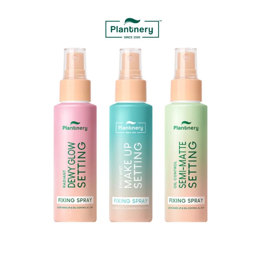 สเปรย์ล็อคเมคอัพ แพลนท์เนอรี่ มีให้เลือก 3 สูตร Plantnery Fixing Spray 60มล.