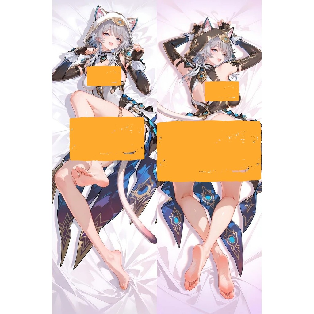 Honkai Star Rail Cipher อะนิเมะ Dakimakura กอดหมอน Body Case Props พิมพ์สองด้านผ้าปูที่นอน