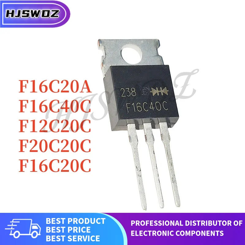 10PCS ใหม่ F16C20C F12C20C F16C40C F20C F16C20A TO-220 High-power ในสต็อกอิเล็กทรอนิกส์ส่วนประกอบชิป
