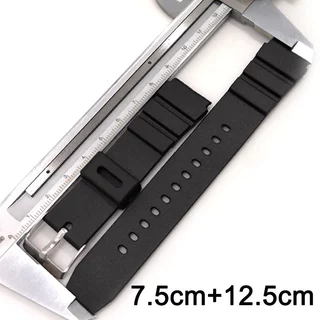18-28 มม.ขนาดใหญ่สายนาฬิกาพลาสติกสําหรับ Casio MTP-VD01 MDV-106 W800H SGW400 F91W F84 ยางซิลิโคนนาฬิกากันน้ํากีฬาเข็มขัดข้อมือผู้หญิงผู้ชายสร้อยข้อมือ