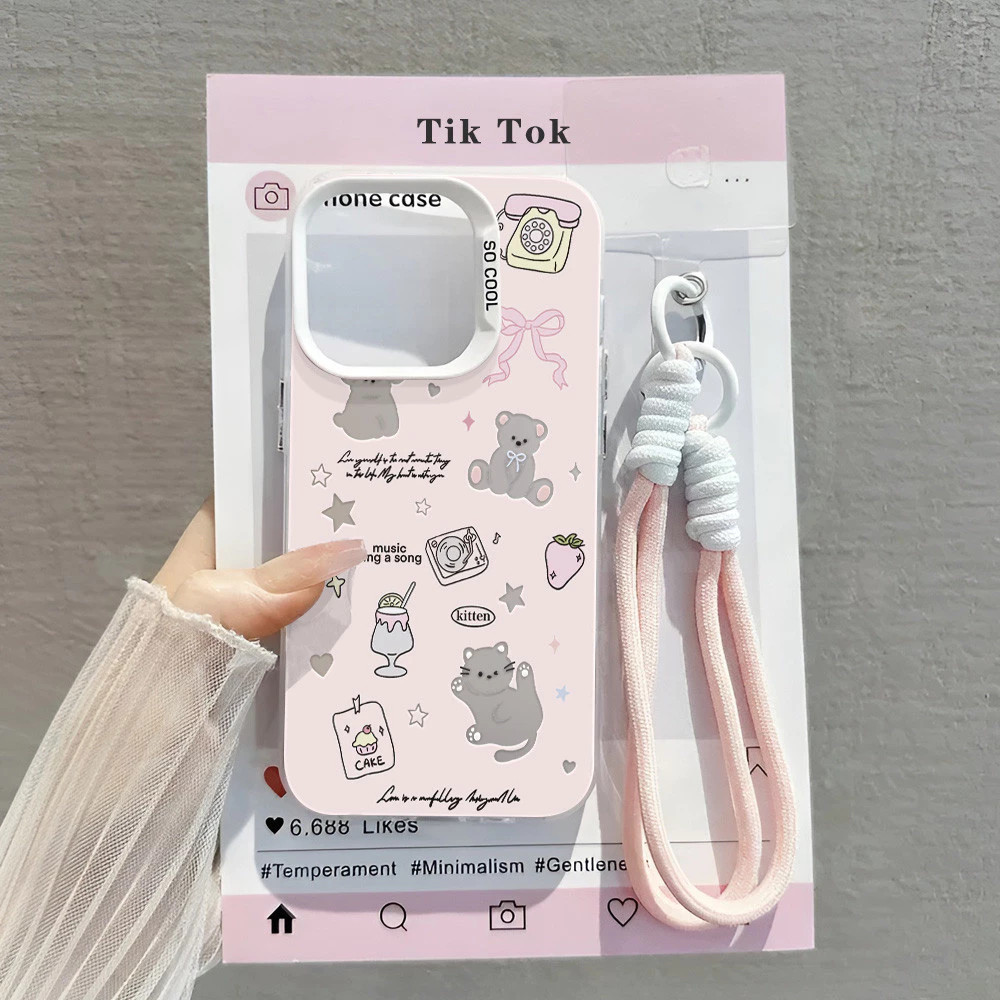 [เคส+สร้อยข้อมือ] เคส REALME 9pro+ c20ac21yc25yc30c33c35 10a 50pro c11 7ic20 2021 7 8pro c51 9 10 C2