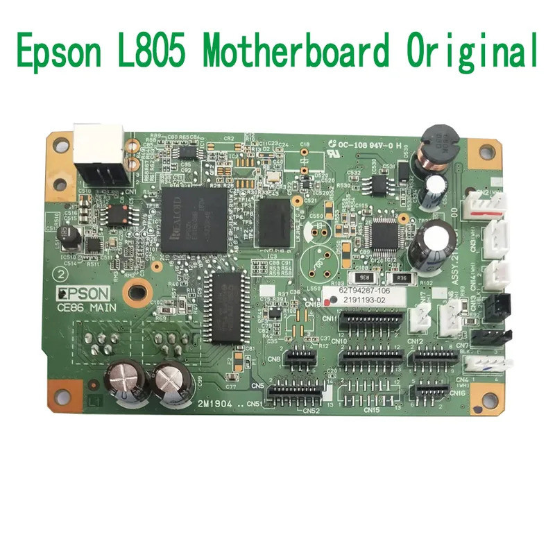 Epson L805 เมนบอร์ดเครื่องพิมพ์หลักสําหรับ L805 Epson เครื่องพิมพ์ Logic Board Original Wifi Mother 